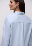 Блуза Street One Button-down blouse, Blau/Light Blue - фото