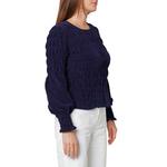 Свитер с баской в цвете midnight Nurode - фото 2