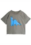 Футболка Mini Rodini DINO TEE UNISEX, Grey - фото