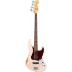 Бас-гитара Fender Flea Signature Road Worn Jazz Bass Shell Pink - фото 3