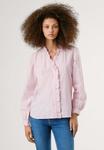 Блуза Pepe Jeans Button-down blouse, Mauveglow Pink/Pink - фото