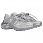 GUCCI 2.0 лоу-топ массивные кроссовки women's silver - фото 4