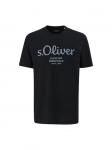 Футболка s.Oliver T-Shirt 1er Pack, черный - фото