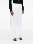 Брюки на резинке Aspesi, белый - фото 3