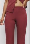 Брюки PULL&BEAR Trousers, Dark Red - фото 4