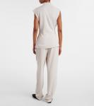 Nuala драпированный топ Tove, Dove Grey - фото 3