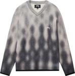 Свитер Stussy Gradient Dot Brushed 'Grey', серый - фото