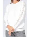 Свитер с длинными рукавами Eufrasiax Kocca, белый - фото 3