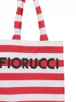 Полосатая сумка-тоут Fiorucci, красный - фото 2