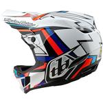 Шлем Troy Lee Designs D4 Composite Mips Troy Lee Designs, Frames White/Silver - фото 4