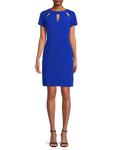 Платье-футляр с вырезом Focus By Shani, синий - фото
