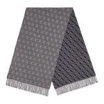 FENDI Фф жаккардовый шарф, Gray - фото