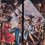 Куртка Supreme x Ernie Barnes Fleece Jacket, Multicolor - фото 3