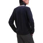 Кашемировый свитер мужской темно-синий Hermes, темно-синий - фото 3