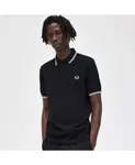 Рубашка Поло Iconic с двумя кончиками Fred Perry, черный - фото 2