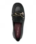 Кожаные лоферы женские Tommy Hilfiger, черный - фото 4