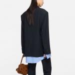 Acne Studios Двубортный пиджак, Marine Blue - фото 4