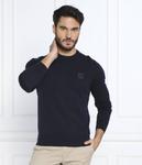 Свитер мужской Boss Orange с нашивкой, синий - фото 3