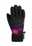 Перчатки беатрикс Reusch, Black Pink Glo - фото 3