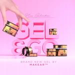 Makear Gel&Go, Гель для наращивания ногтей, GG27 Glitter Dark Rose, 15мл - фото 11