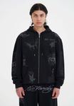 Толстовка Ed Hardy Zip-up sweatshirt, Black - фото