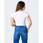 Белые хлопковые топ и футболка ONLY - фото 3