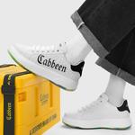 Базовые универсальные модные однотонные классические легкие низкие кеды для скейтборда мужские белые черные Cabbeen - фото 9