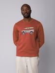 Свитер Watapparel Sweatshirt Surf Pickup, цвет auburn/light brown - фото 2