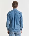 Рубашка на пуговицах классического кроя GANT, Blue denim - фото 4