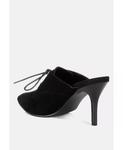Туфли-мюли Miladi Suede Stiletto Rag & Co, черный - фото 3
