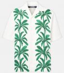 Рубашка из хлопка с джинсовым принтом Jacquemus, Print Painted Palmtrees W - фото
