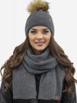 Шапка Vivisence 7042, темно-серый - фото 3