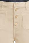 Джинсы 7 For All Mankind Ultra High Rise Cropped Jo, Creme - фото 4