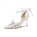 Туфли на высоком каблуке женские белый Rosedoris - фото