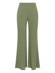 Расклешенные брюки MALIPARMI, зеленый - фото