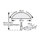 Зонт Euroschirm, цвет Schwarz-Reflective - фото 6