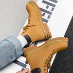 Мужские ботинки Cahhrrn X Martin Boot Men Beige Weishibangwei - фото 11