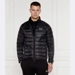 Пуховик стандартного кроя Ea7, черный - фото 2