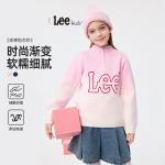 Свитер с воротником-стойкой для подростков Lee, темно-синий - фото 4