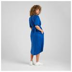 Женское платье-рубашка ripa лен - платье Dedicated, зеленый - фото 3