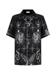 Рубашка с принтом Philipp Plein, черный - фото