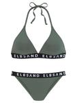 Комплект бикини ELBSAND, оливковый - фото