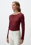 Топ с длинными рукавами Jimmy Key, бордовый - фото 4