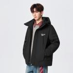 Пуховики Unisex с капюшоном утепленные Reebok, obsidian черный - фото 6