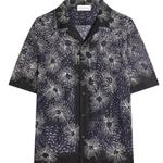 Вышитая рубашка DRIES VAN NOTEN, синий - фото 3