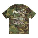Футболка Stussy Pool Service Tee Pigment Dyed, Camo - фото 2
