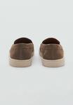 Лоферы Mango Slip-ons, Brown - фото 4