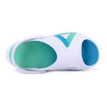 Шлепанцы унисекс белые/зеленые/голубые Peak - фото 4