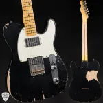 Fender Custom Shop Master Built 1974/51 Nocaster Heavy Relic - черный - фото