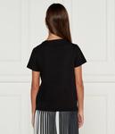 Футболка детская Patrizia Pepe хлопковая с логотипом бренда, черный - фото 3